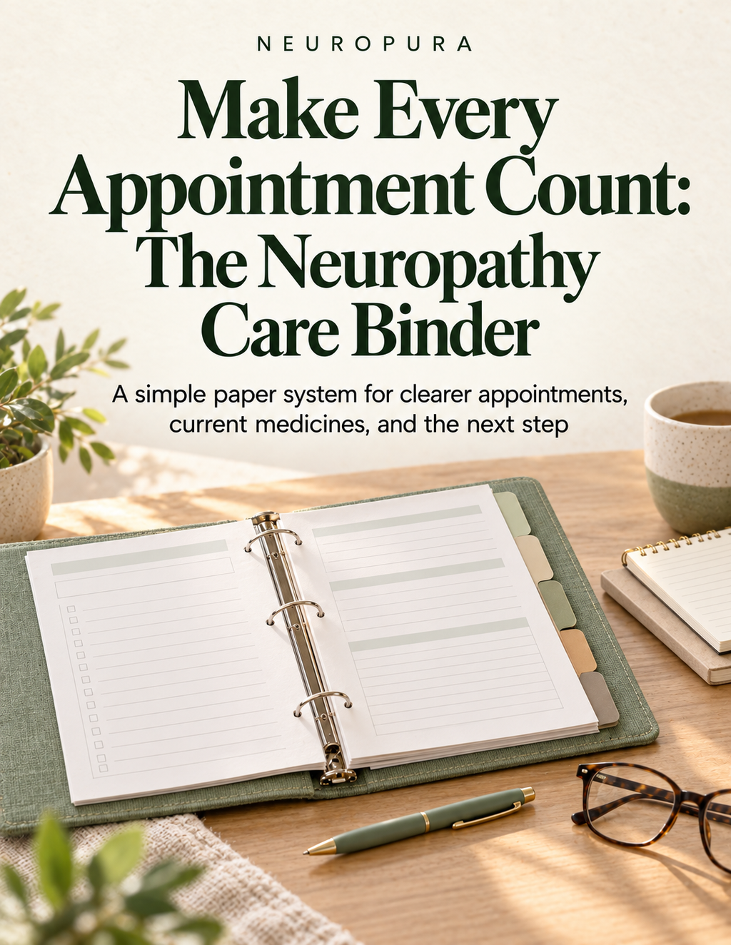Neuropura digital guide cover: care binder
