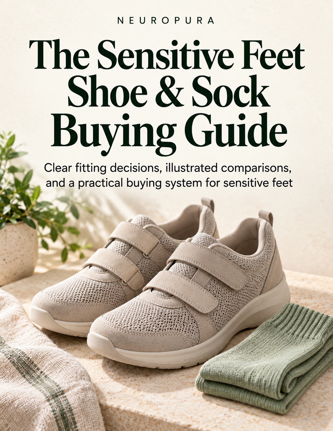Neuropura digital guide cover: footwear