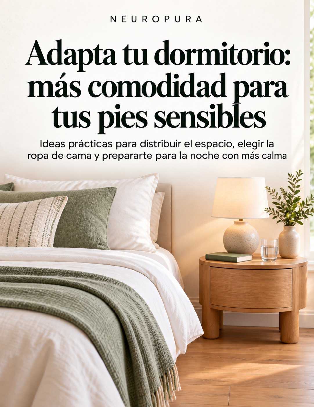 Adapta tu dormitorio: más comodidad para tus pies sensibles