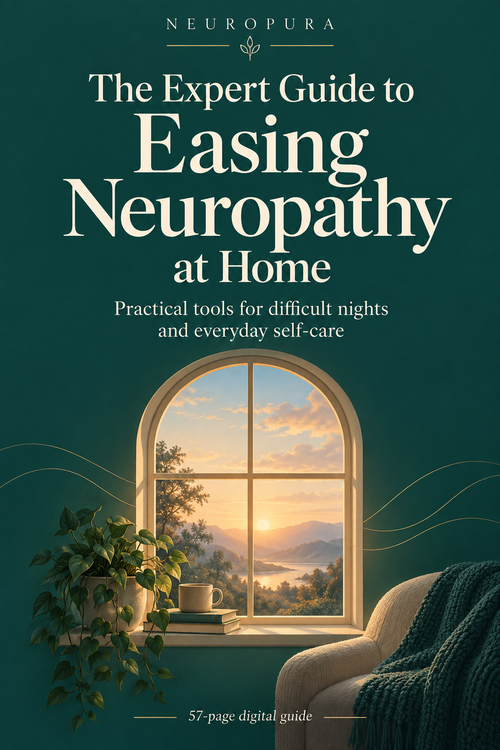 The Expert Guide to Easing Neuropathy at Home — Neuropura ebook cover